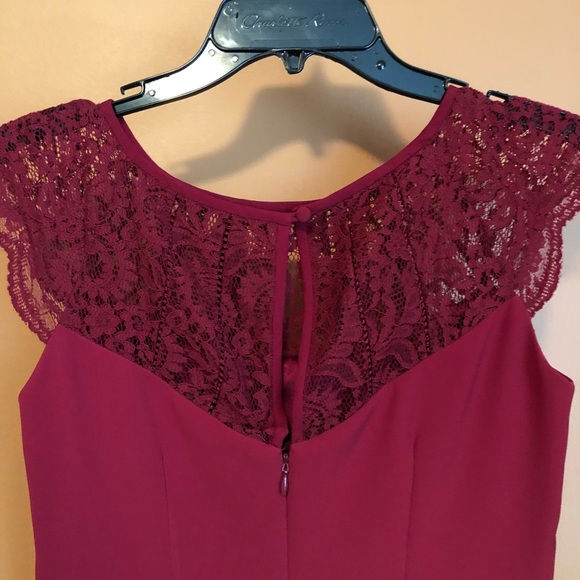 White House black Market Red Midi Dress - Picture 3 of 5